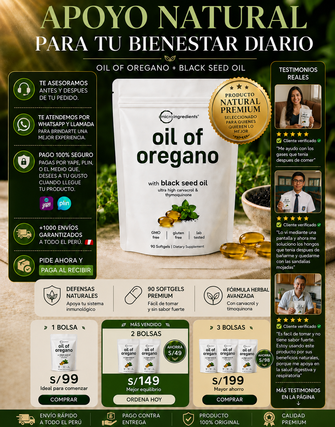 🌿 El Antibiótico Natural Más Poderoso - Oil Of Orégano